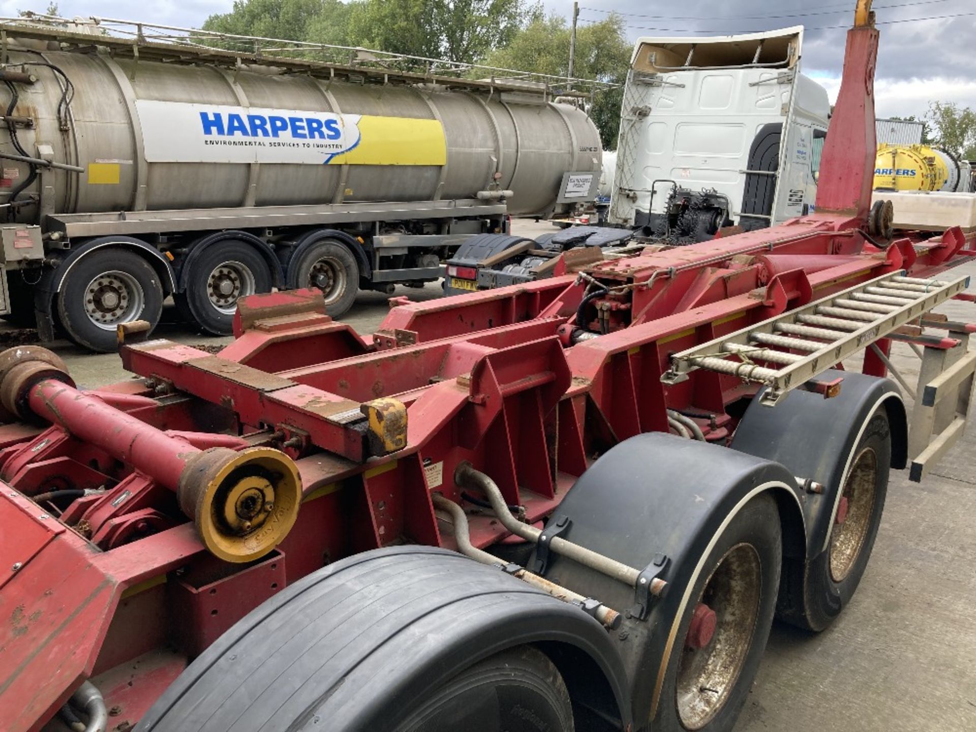 McCauley Carvol Hooklift tri axle Trailer 30t - Image 9 of 19