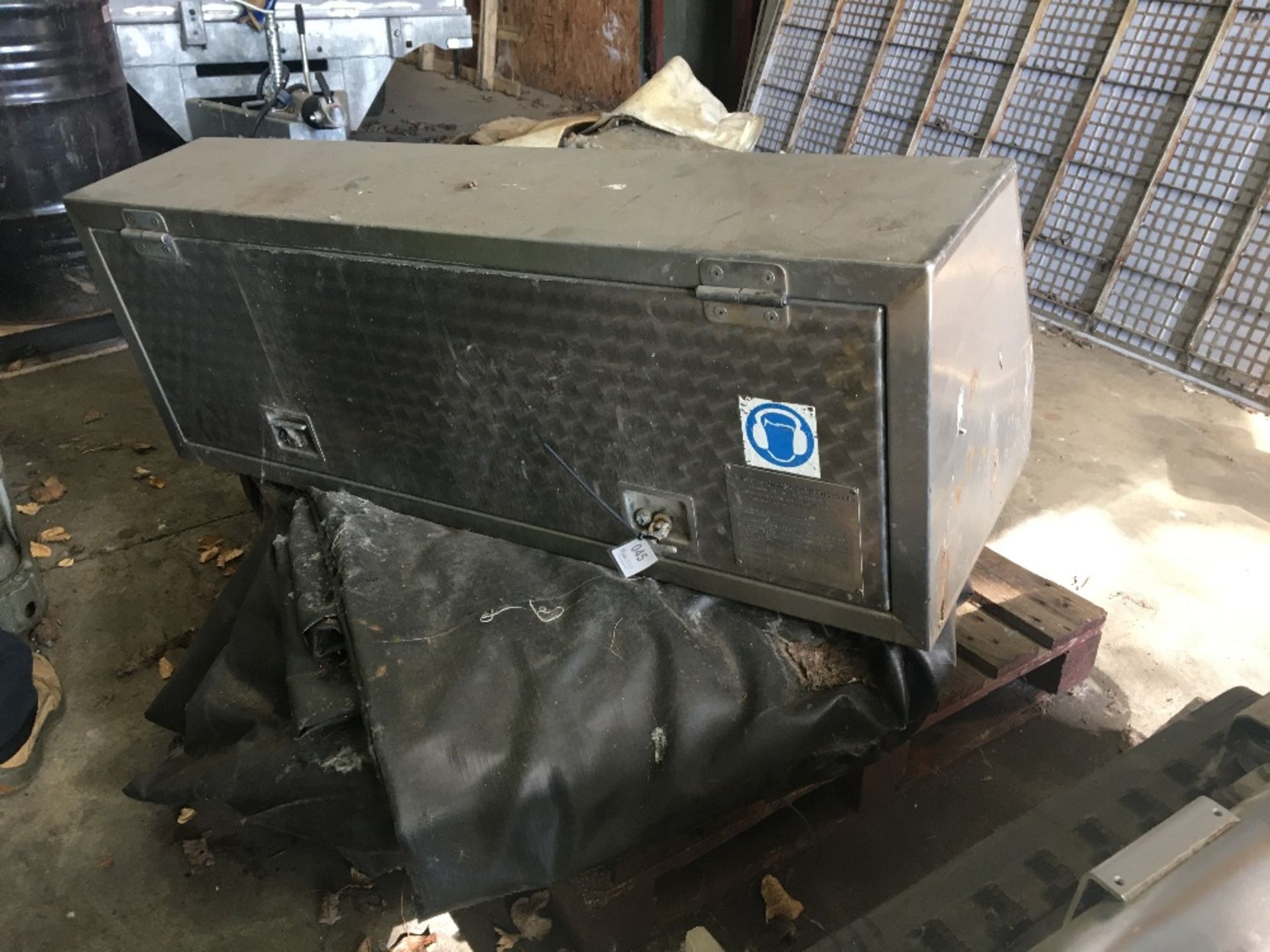 Stainless Steel Strorage Box, Pump Filters & Tarpaulin