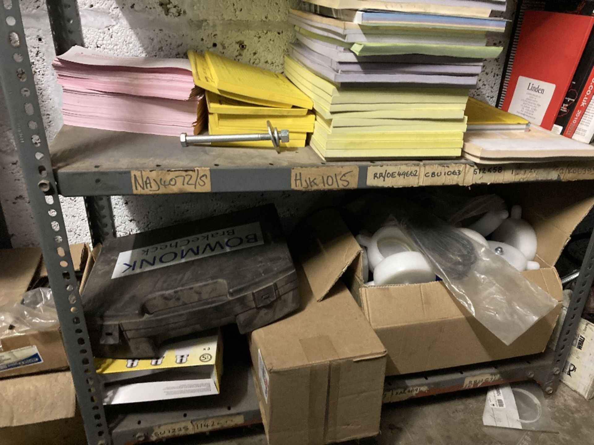 Content of Parts Room Containing Large Quantity of Various Parts & Components - Image 16 of 150