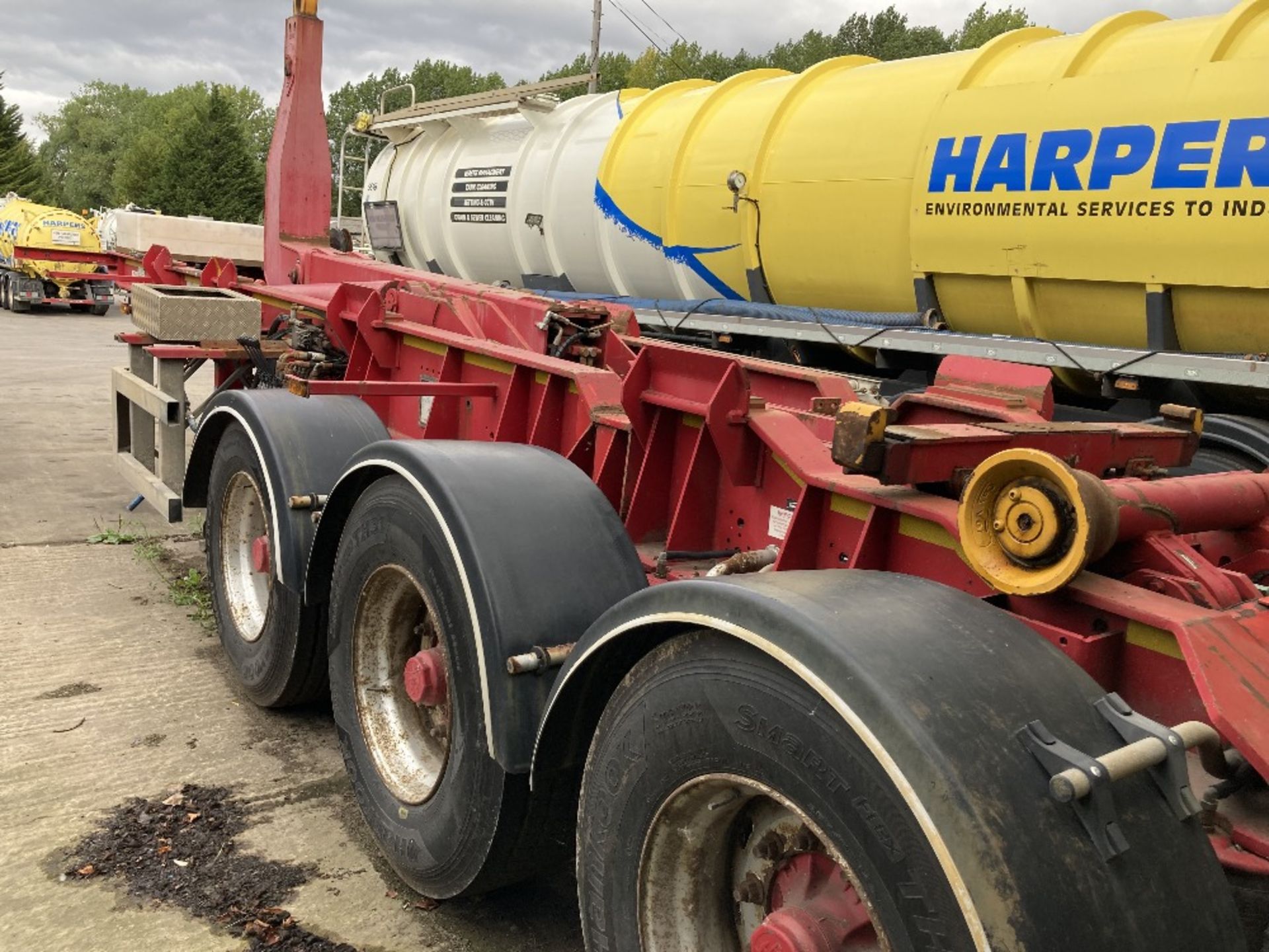 McCauley Carvol Hooklift tri axle Trailer 30t - Image 7 of 19