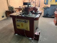 Amada model CSW-250 power corner notcher