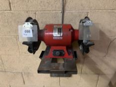 Wall mounted double end grinder