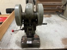 Bench top hand rotary toggle press