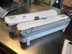 (2) WrapMaster 4500 Clingfilm Dispensers