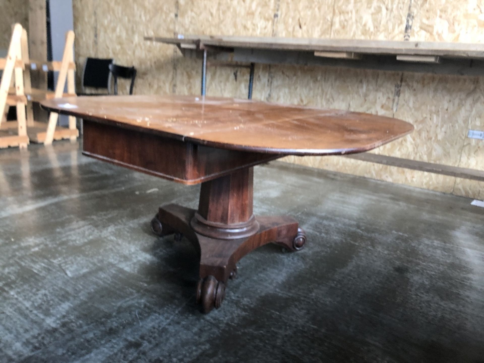 Solid Wood Drop Leaf Dining Table - Image 2 of 3