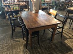 Rectangular Solid Wood Dining Table