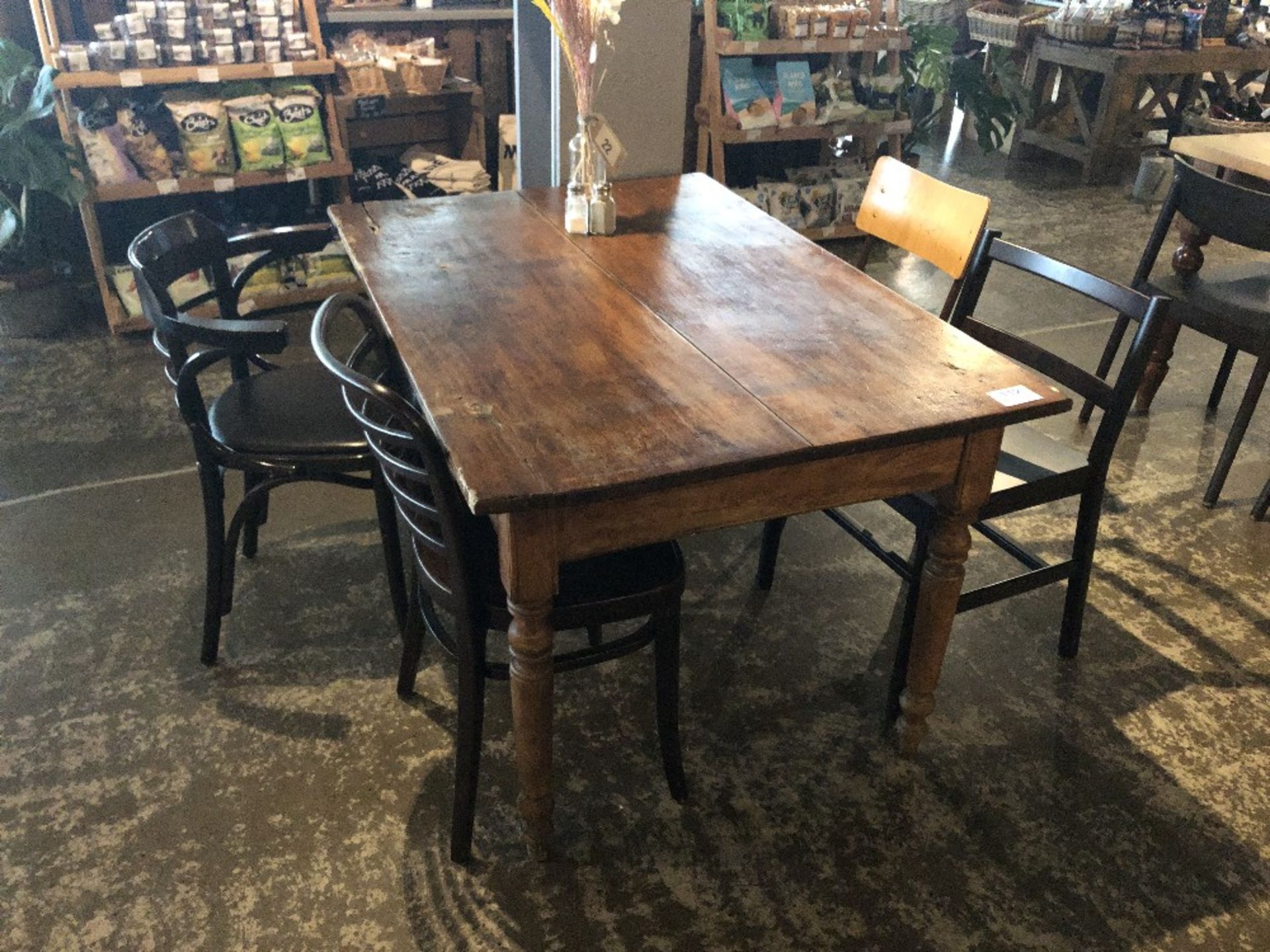 Rectangular Solid Wood Dining Table