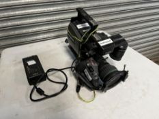 Ikegani HC-400W camera test rig with Canon BCTV Zoom Lens