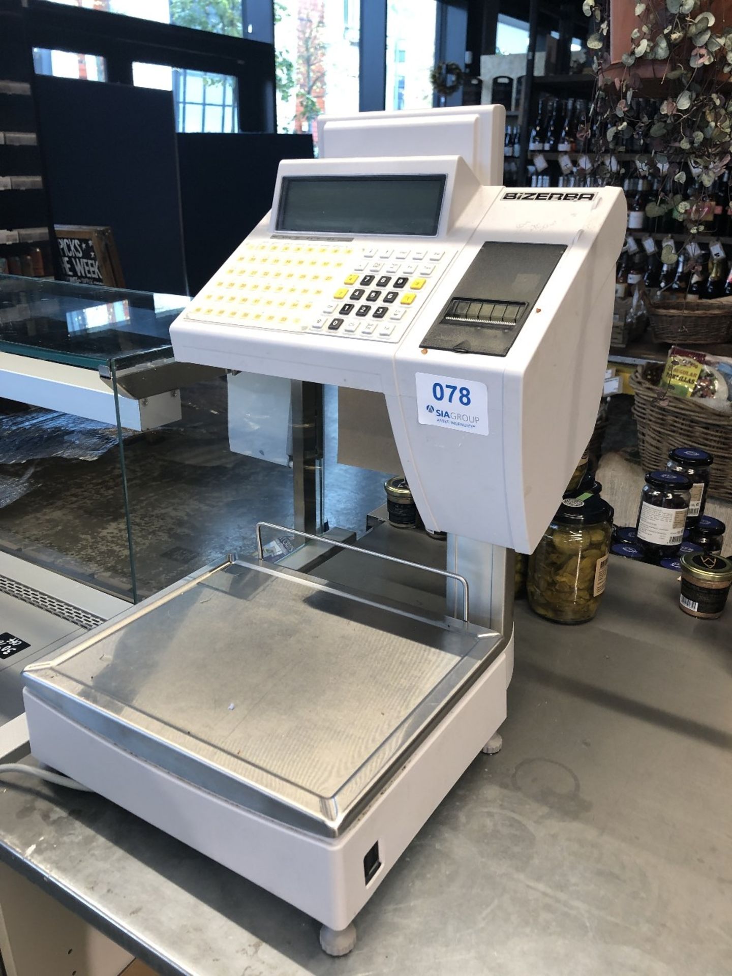 Bizerba SC II 800 Platform Scales with Integrated Label Printer