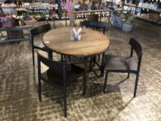 Oval Solid Wood Dining Table