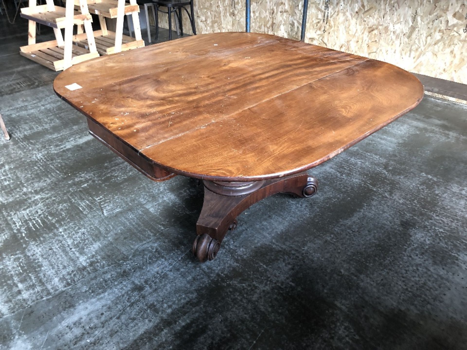 Solid Wood Drop Leaf Dining Table - Image 3 of 3