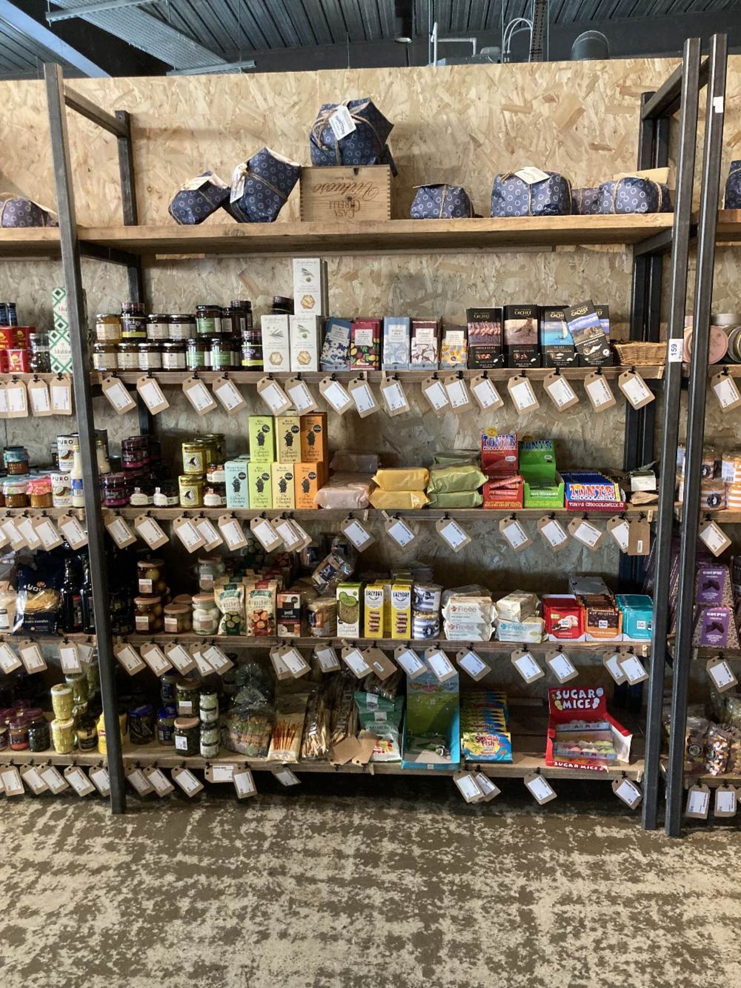 Bank of Two Bay Five Tier Steel / Timber Board Freestanding Shelving - Image 2 of 3