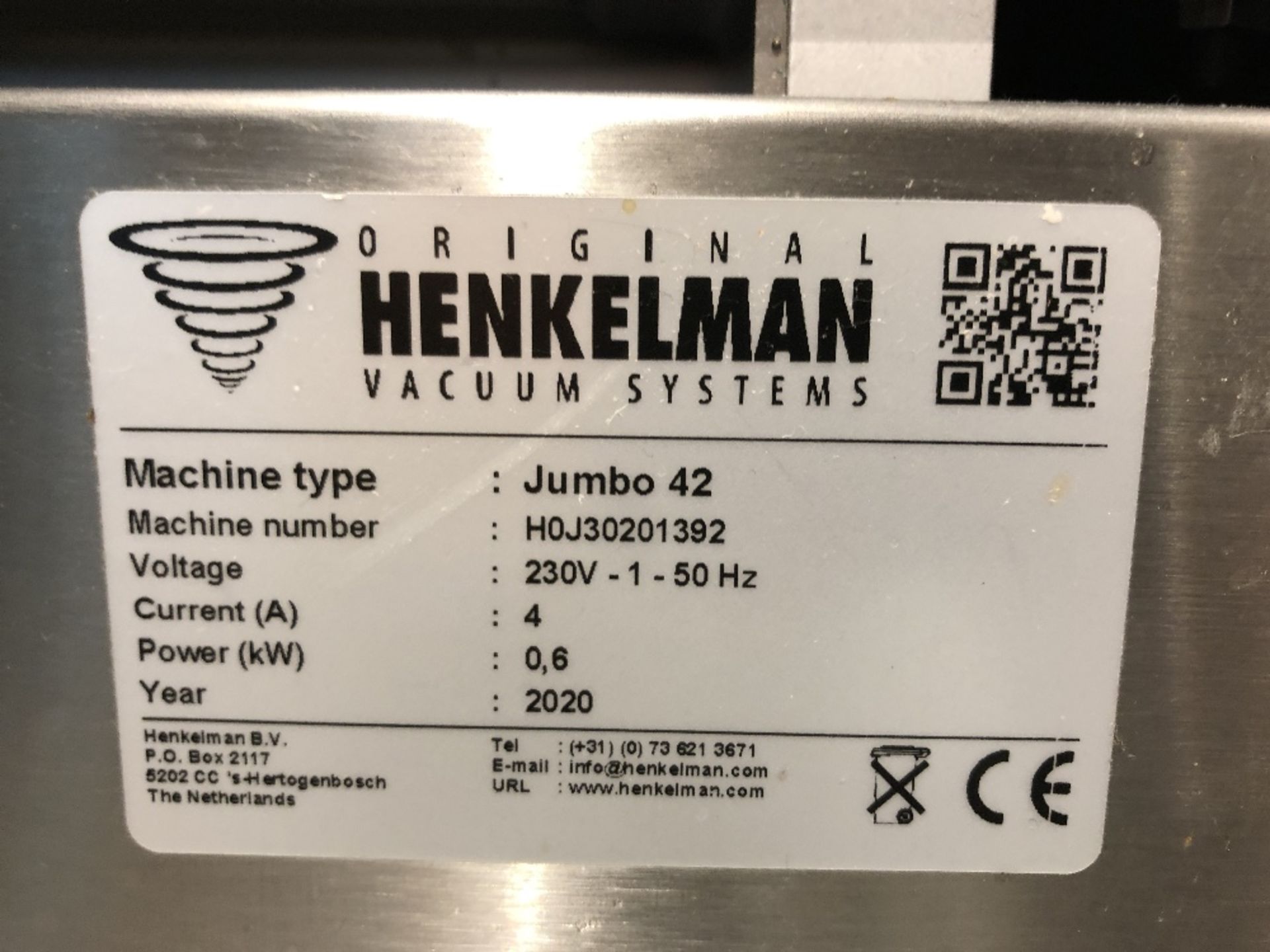 Henkelman Jumbo 42 Commercial Vacuum Packing Machine - Image 6 of 6