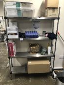 Four Tier Stainless Steel Rack