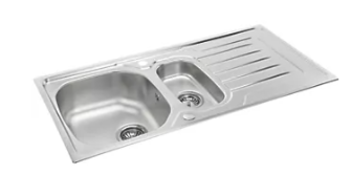 Carron Phoenix ZETA 150U stainless steel kitchen sink