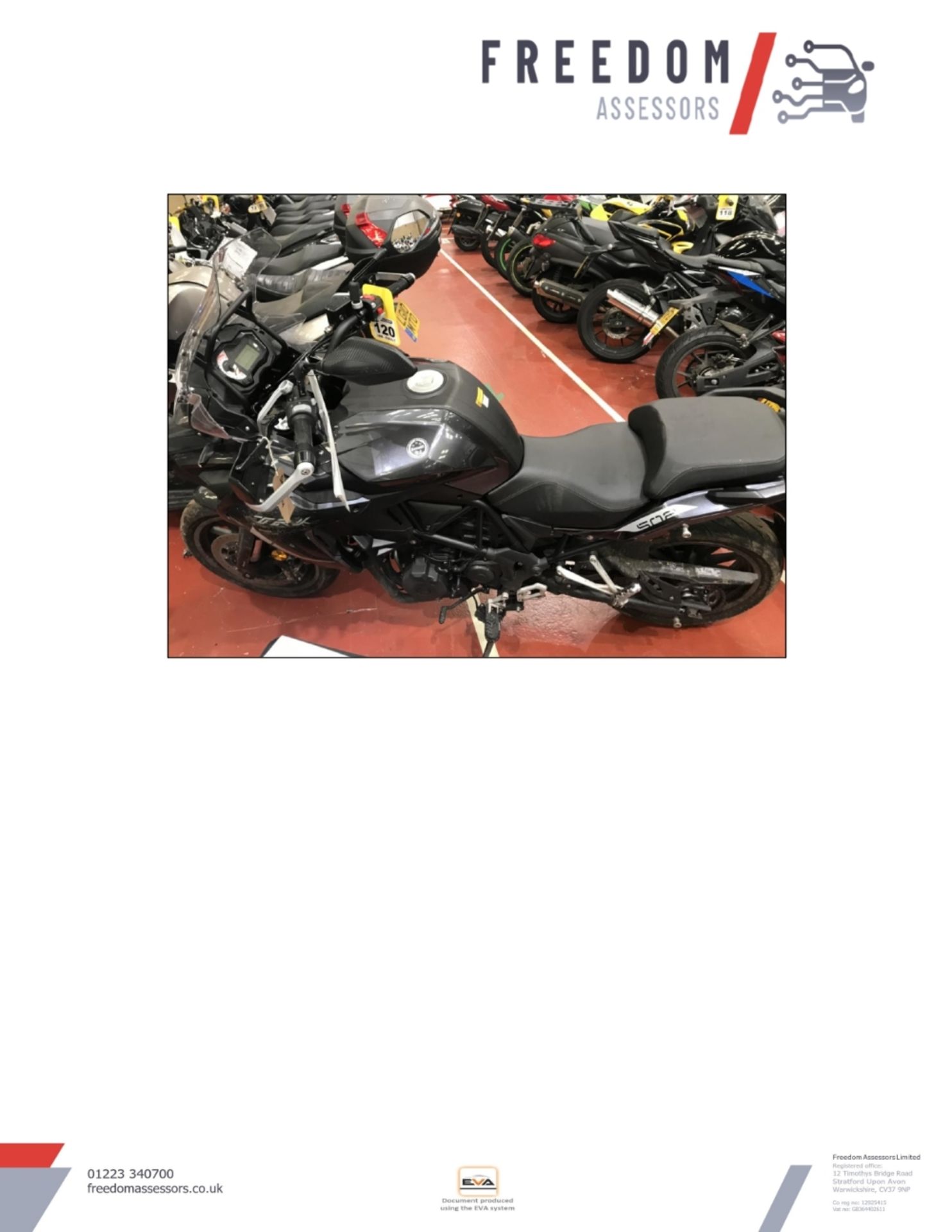 DA21 VYU Benelli TRK 502 ES Motorcycle - Image 18 of 21