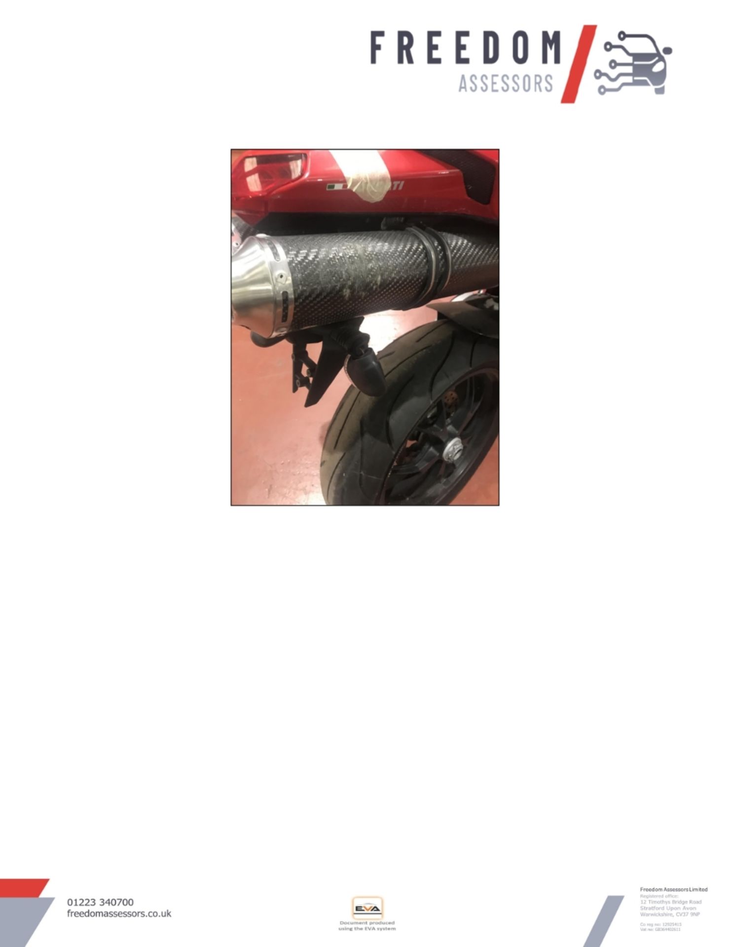 GX10 KTE Ducati 848 Motorcycle - Image 24 of 36