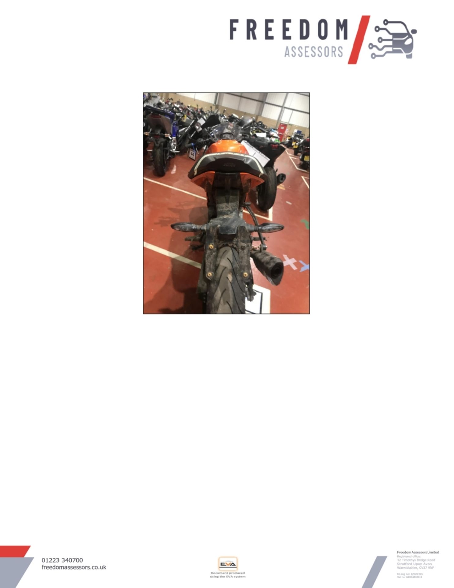 CY68 FXR KTM RC 125 18 Motorcycle - Image 15 of 24