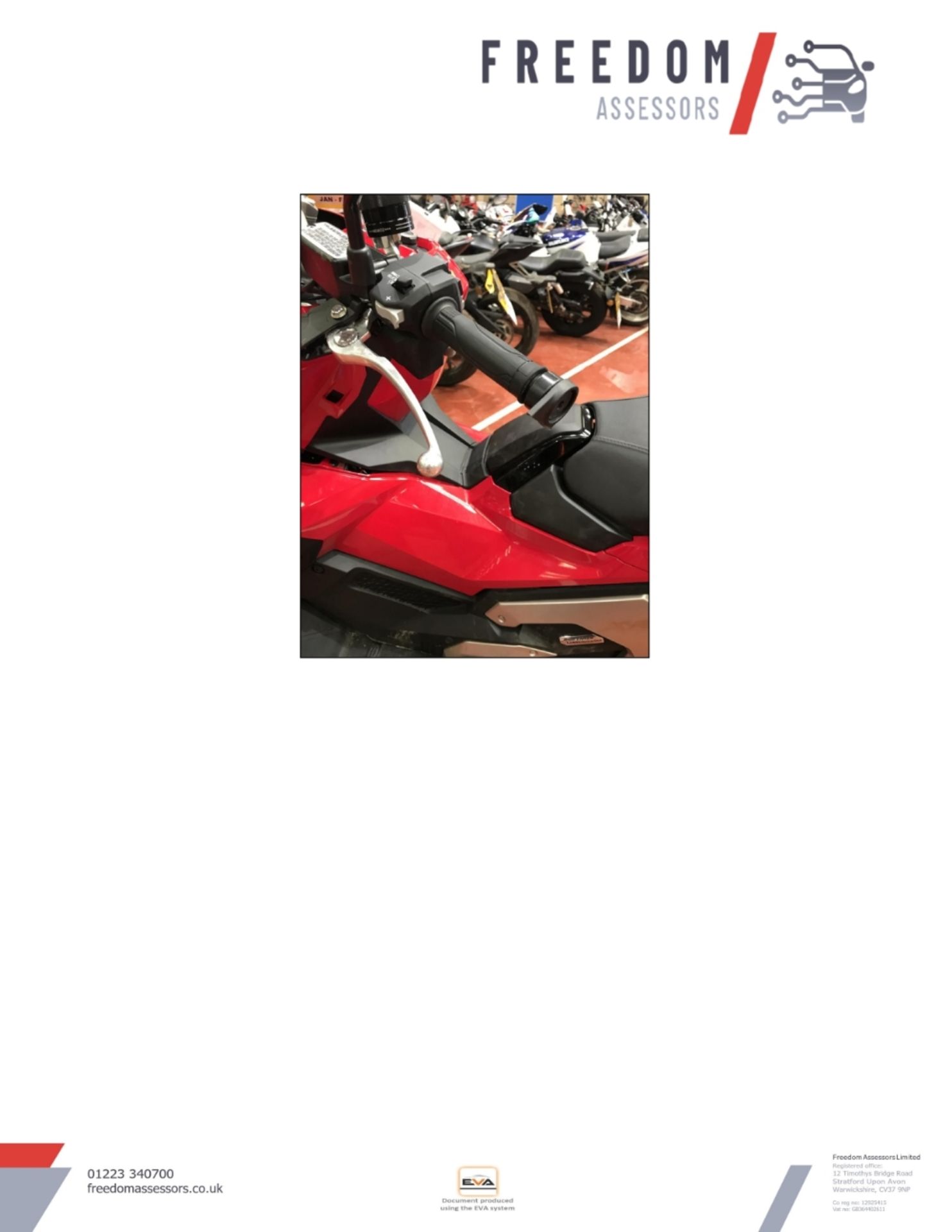 LG21 WMX Honda ADV 750-M Motorcycle - Image 16 of 19