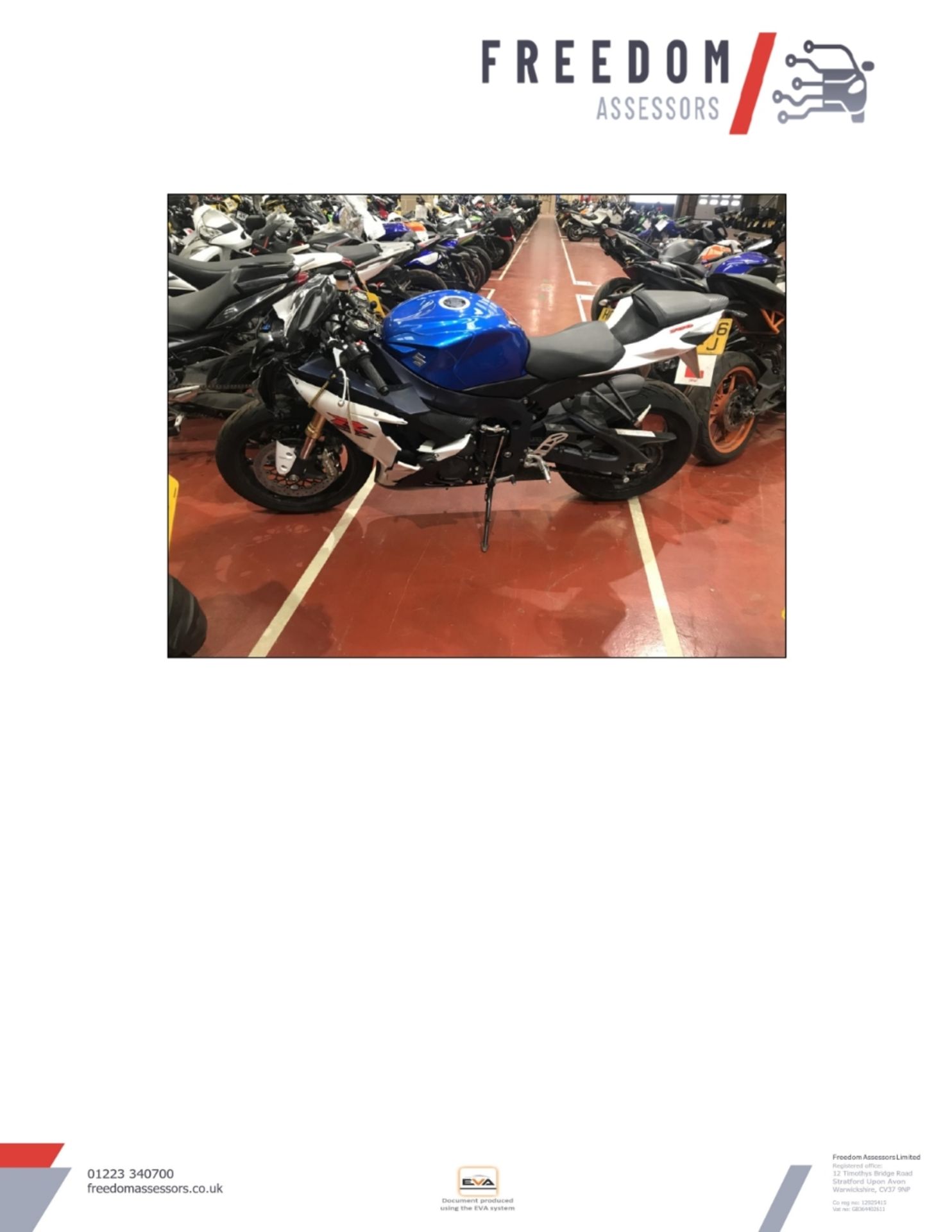 BD12 OLO Suzuki GSXR750 L1 Motorcycle - Image 19 of 22