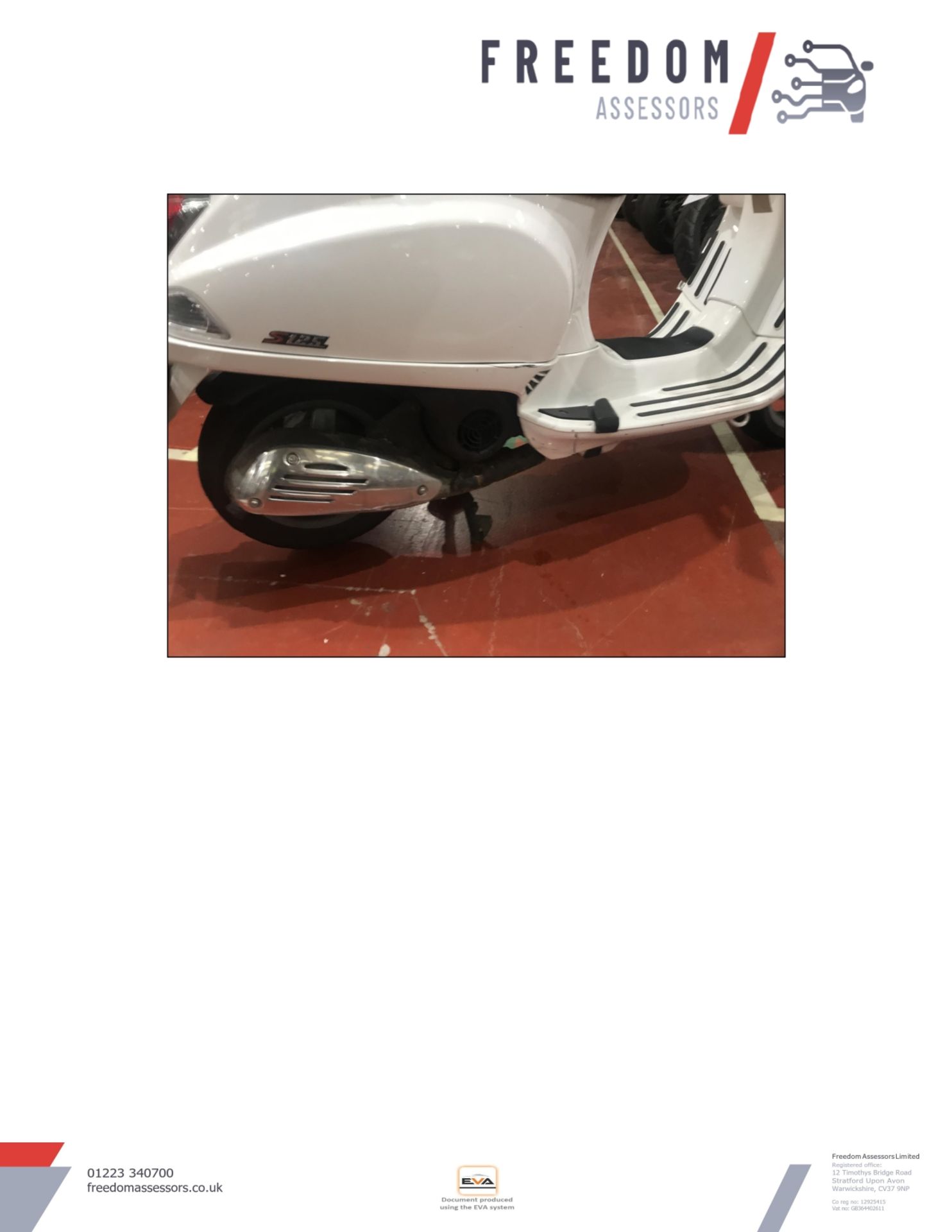GN13 EDP Piaggio Vespa S 125 Motorcycle - Image 25 of 26
