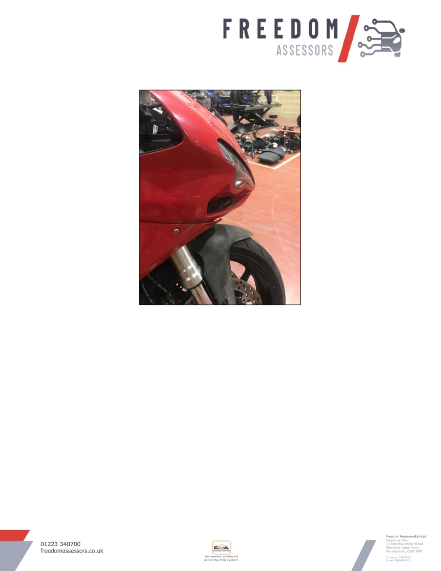 GX10 KTE Ducati 848 Motorcycle - Image 34 of 36
