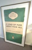 The Connor Brothers 'A load of fuss about f*ck all' (2018) Print