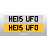 Registration Number HE15 UFO