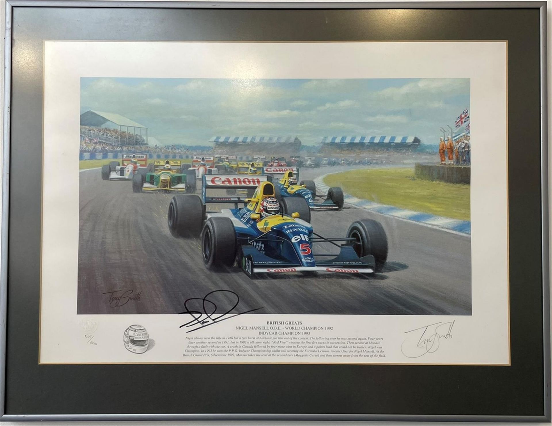 "British Greats". Set of 4 Tony Smith Limited Edition Prints - Image 2 of 10