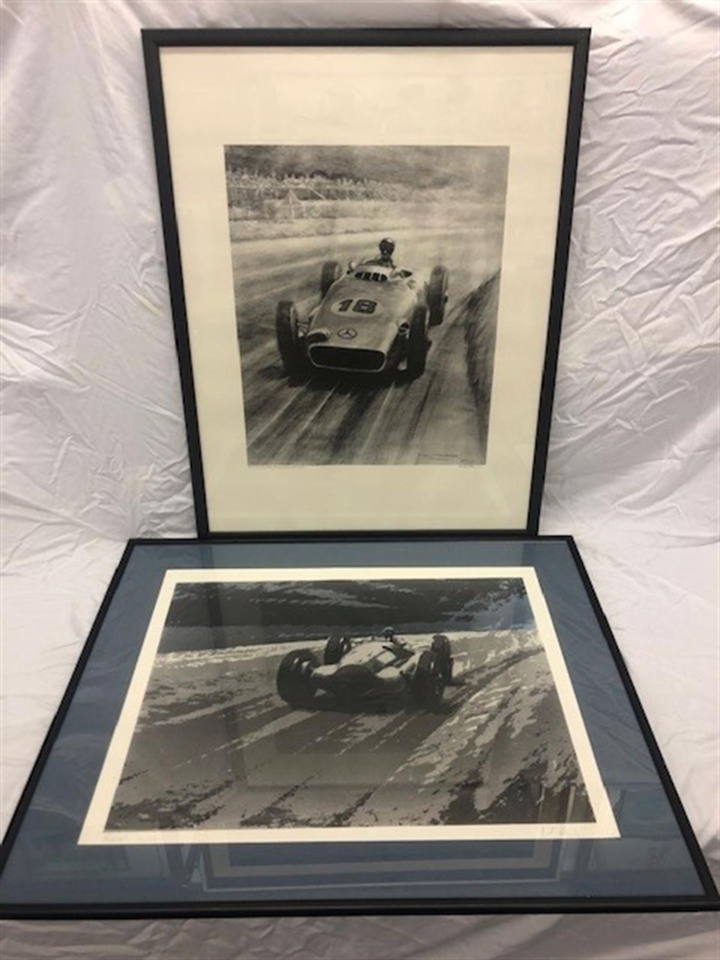 Two Fine Quality Mercedes-Benz Themed Prints