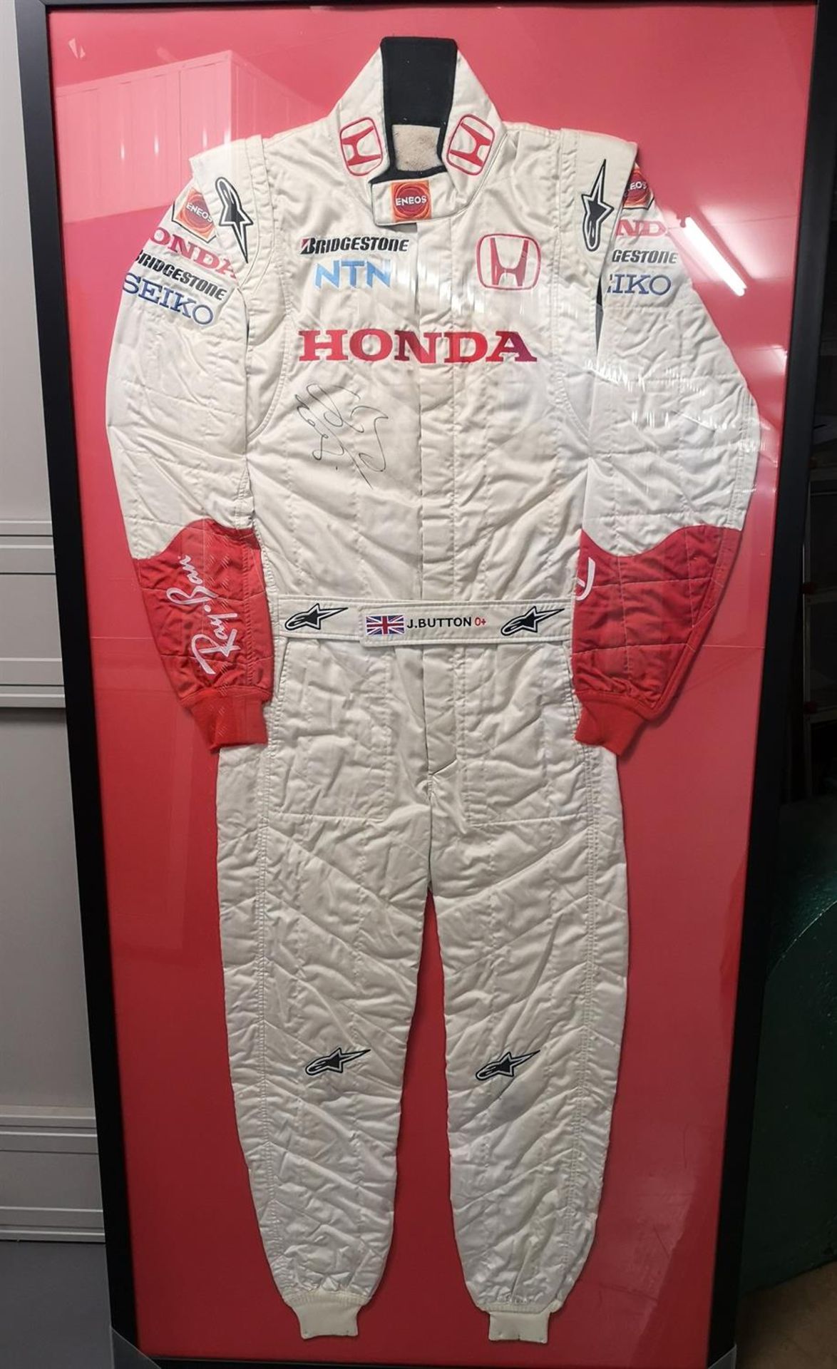 Jenson Button's 2007 Honda Racing Team Race Suit - Image 2 of 7