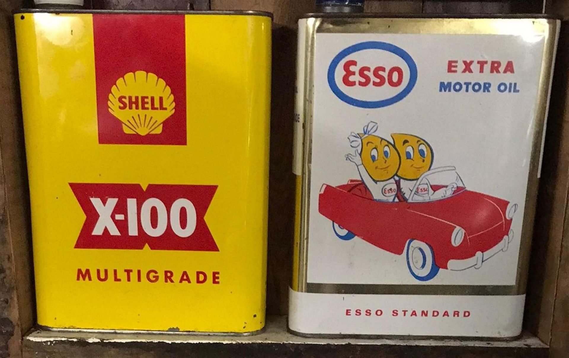 A Display of New Old Stock European Oil Cans - Image 2 of 4