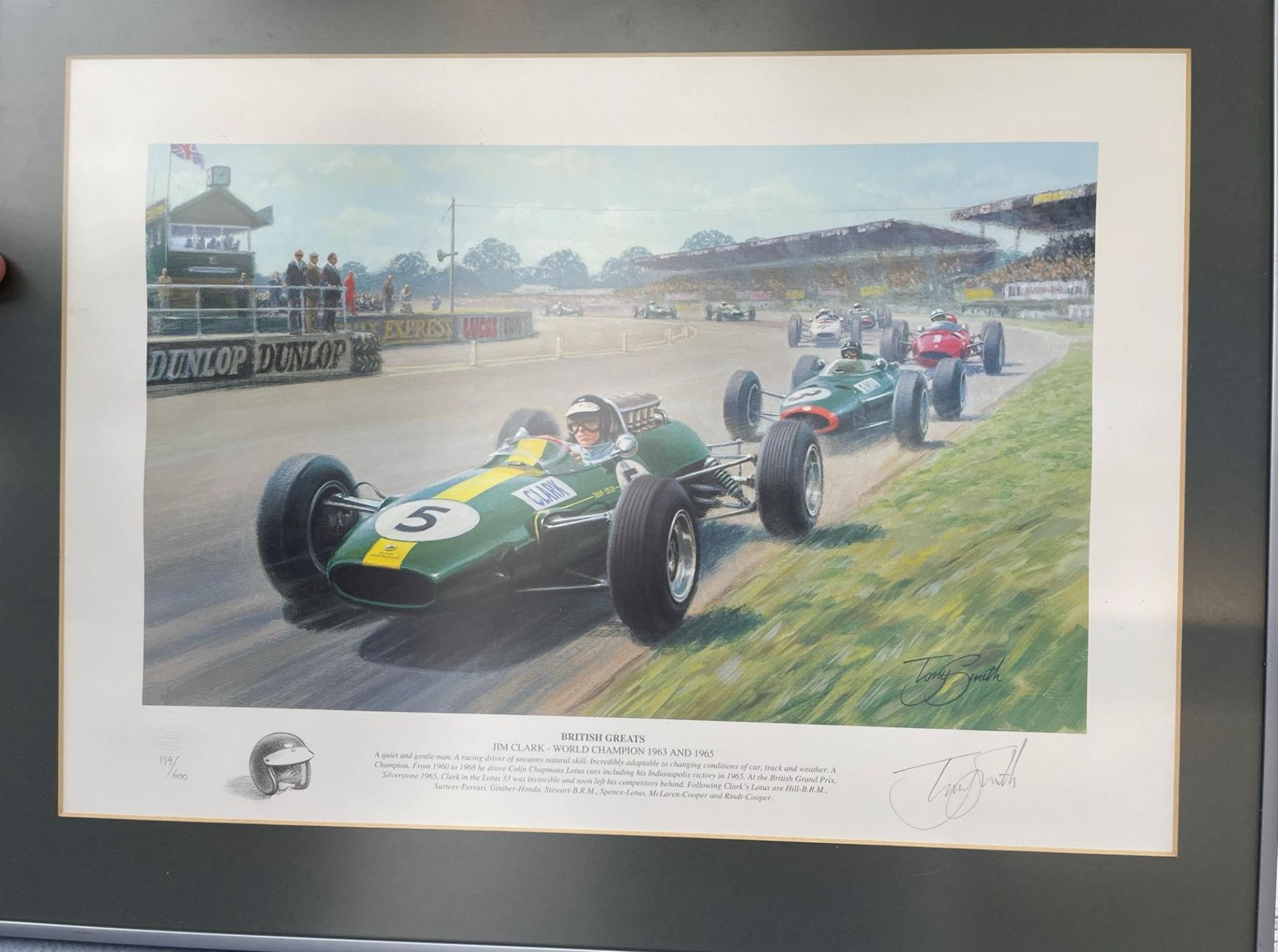"British Greats". Set of 4 Tony Smith Limited Edition Prints - Image 3 of 10