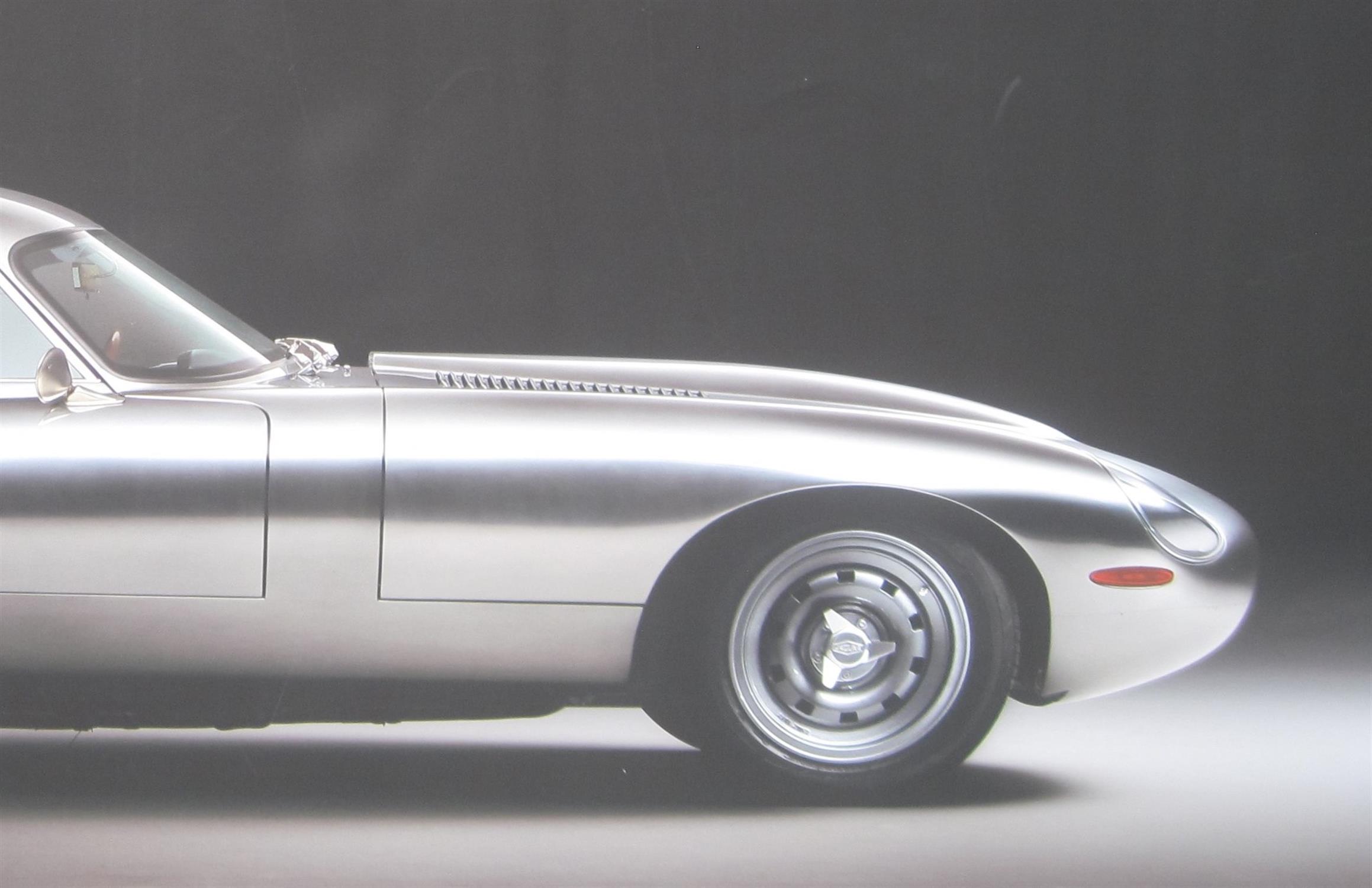 Jaguar E-Type Low Drag on Canvas. - Image 2 of 4