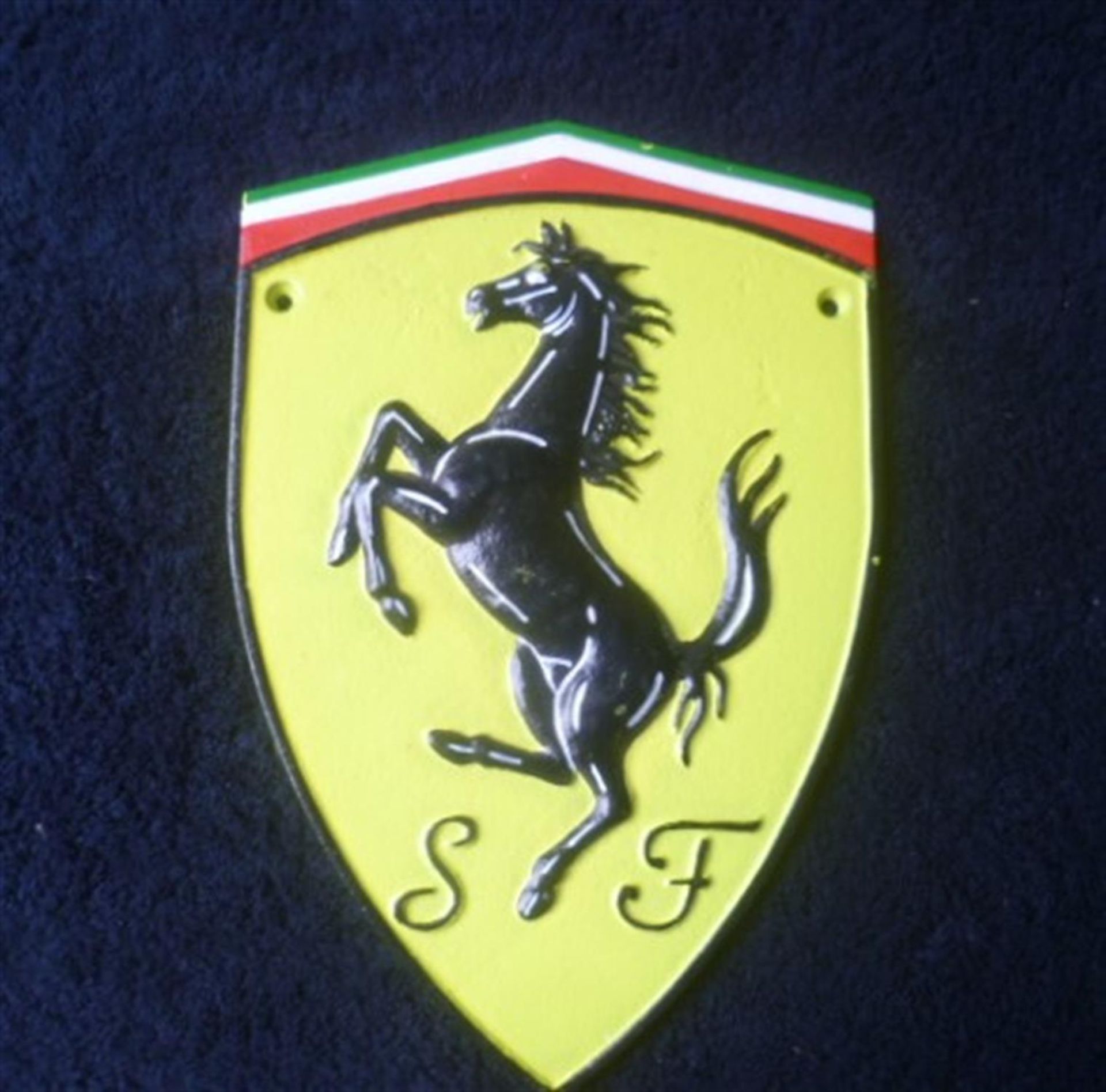 Ferrari Cavallino Rampante Cast Plaque