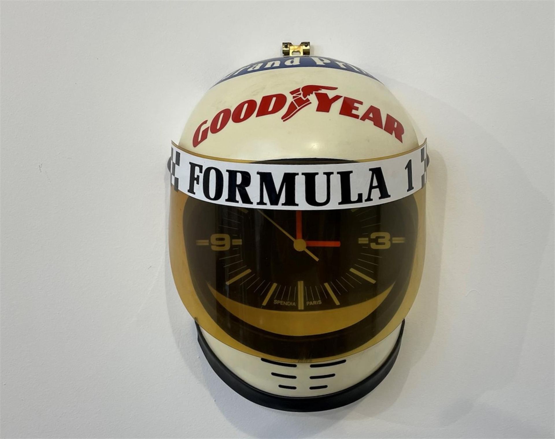 Formula 1 Helmet Wall Clock