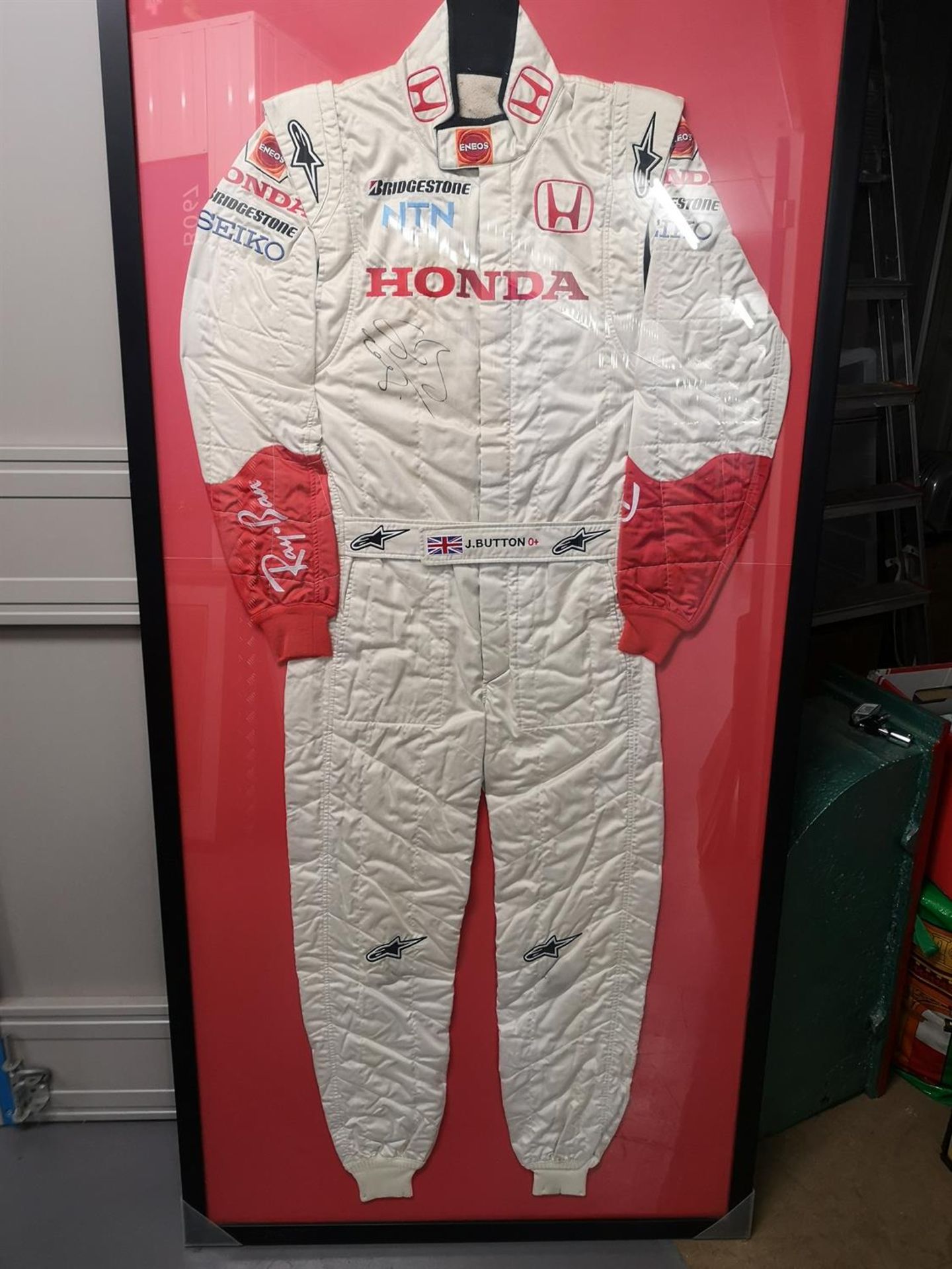 Jenson Button's 2007 Honda Racing Team Race Suit - Image 4 of 7