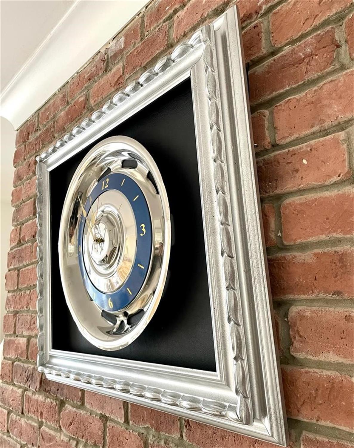 "Smooth Passage of Time" Rolls-Royce Hubcap Framed Wall Clock - Image 2 of 3