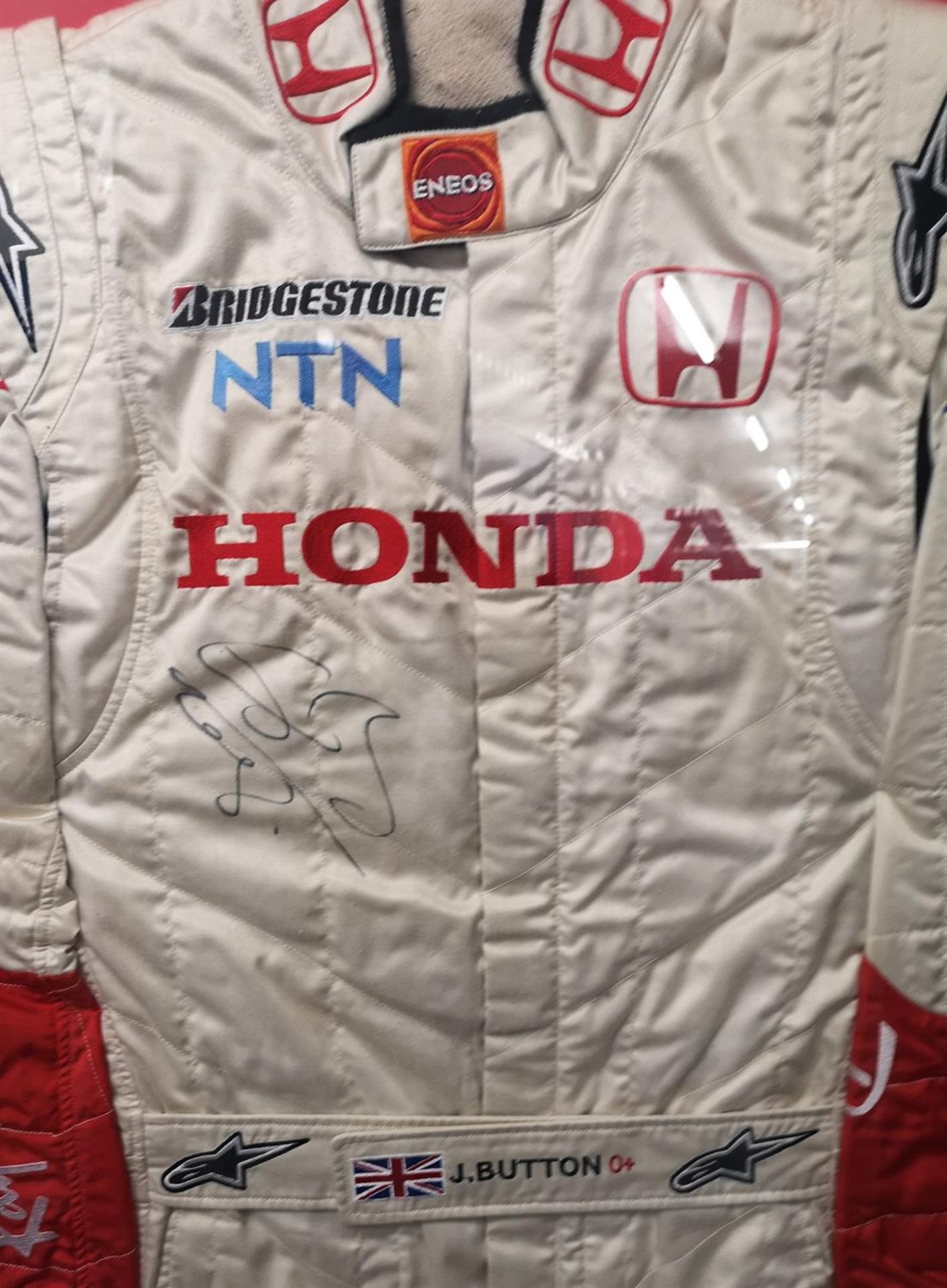 Jenson Button's 2007 Honda Racing Team Race Suit