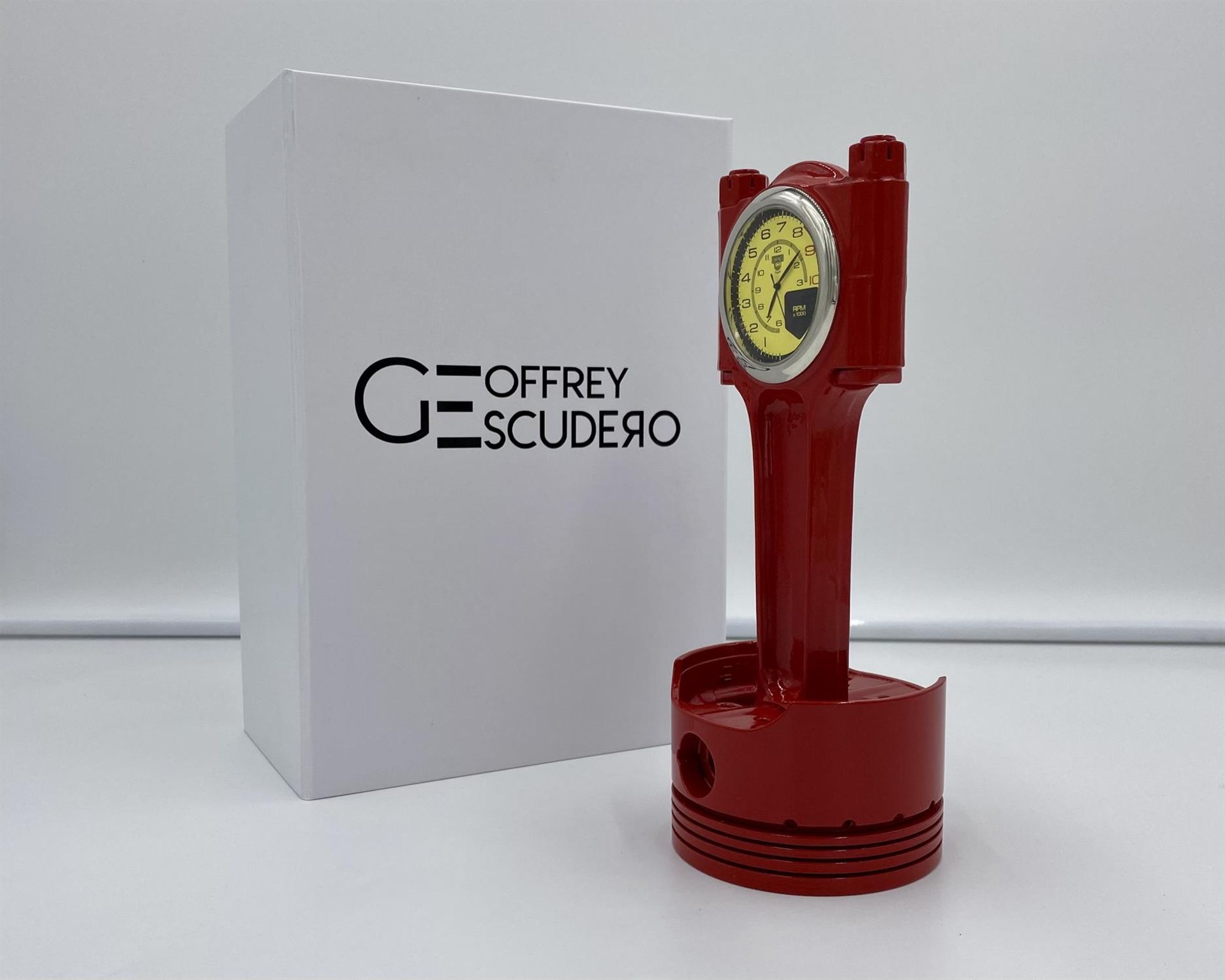 Ferrari 308 Piston Clock - Image 2 of 4