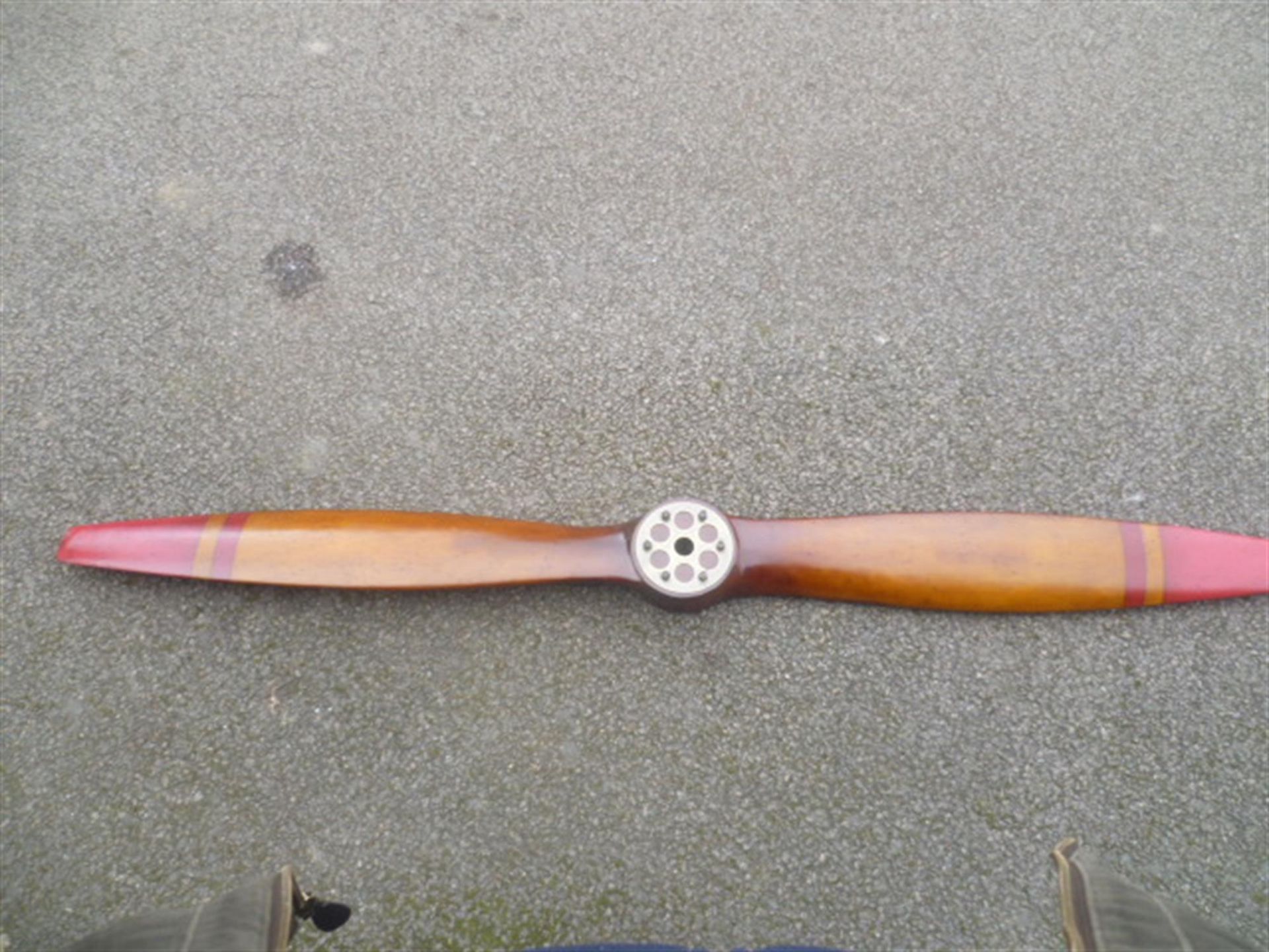 Twin Bladed Wooden Propeller