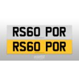 Registration Number RS60 POR