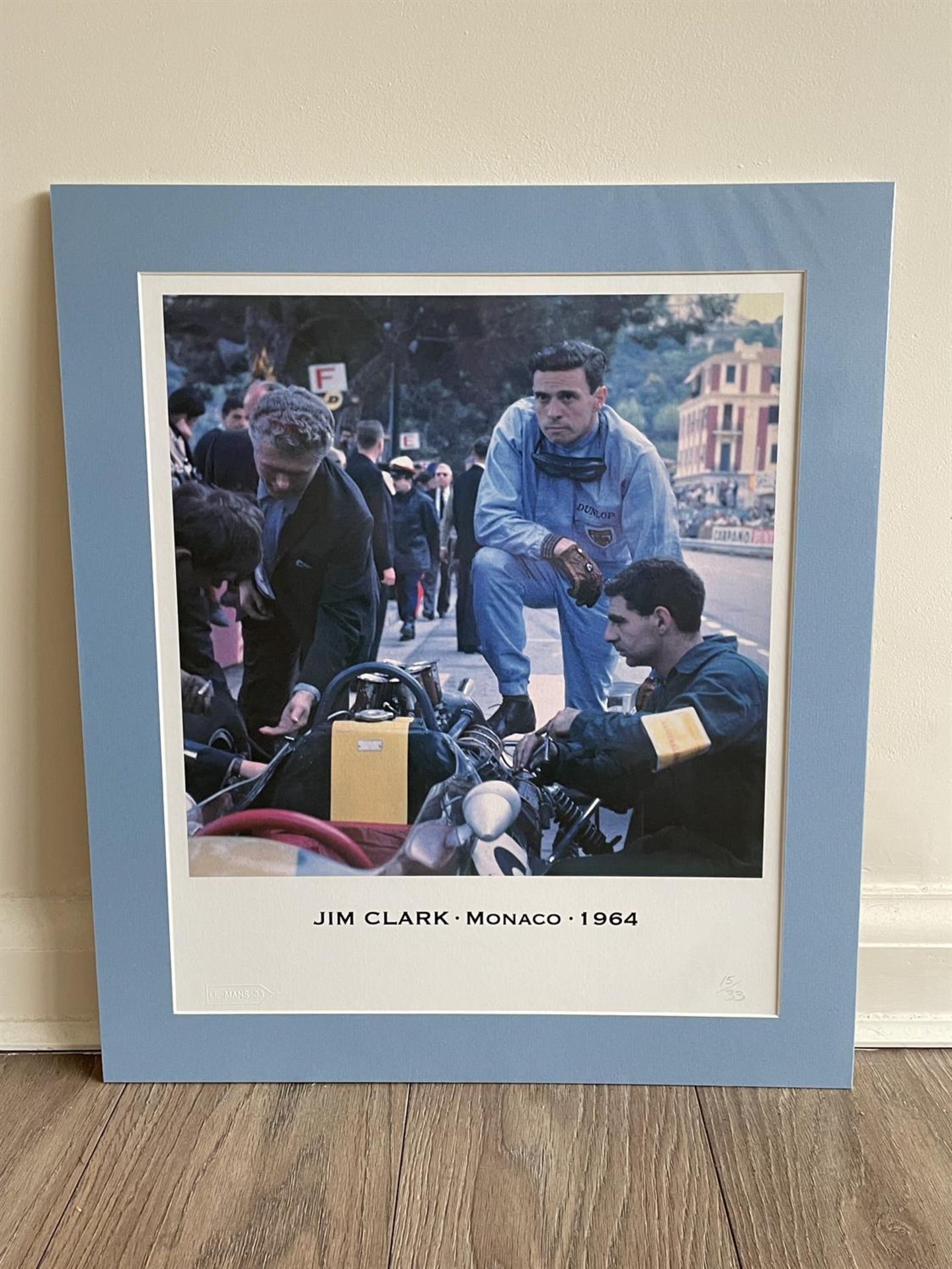 Jim Clark's 1964 Lotus-Climax Framed Photo - Image 3 of 3