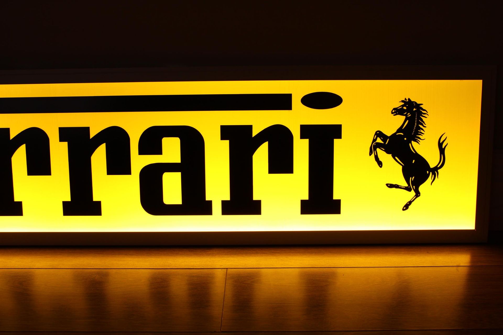 Ferrari Style Illuminated Sign - Image 6 of 10