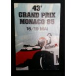 Multi-signed 1985 Monaco Grand Prix Programme