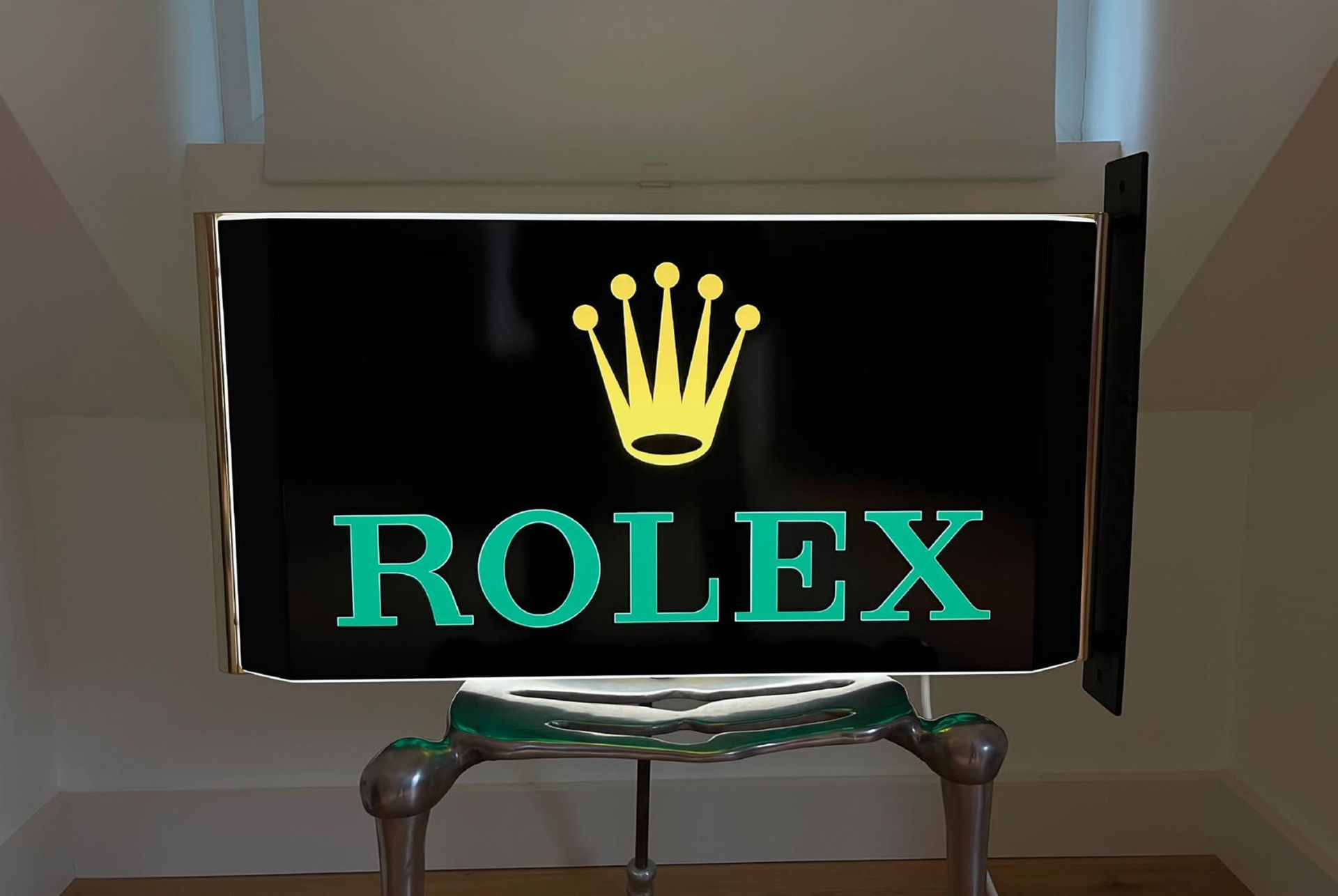 Rolex-Style Double Sided Illuminated Sign - Image 3 of 4