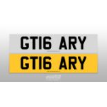 Registration Number GT16 ARY