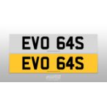 Registration Number EVO 64S