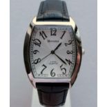 A superb and rare Mercedes Benz Art Deco style tonneau-case 'his or hers' wristwatch C2010.