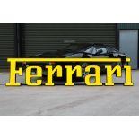 Ferrari Style Large 3 Metre Illuminated Dealership Sign